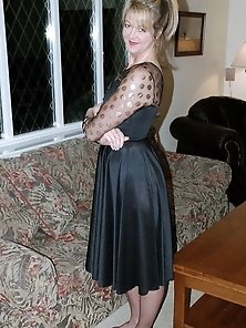 Unbelievable dame is teasing her husband