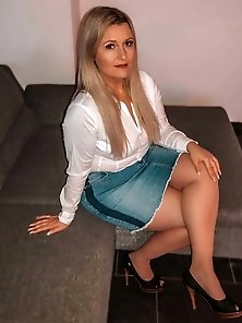 Elegant mature housewife seems fuckable